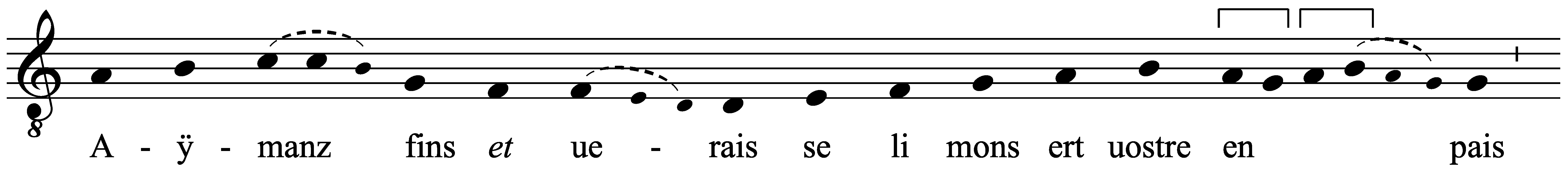 Work musical notation